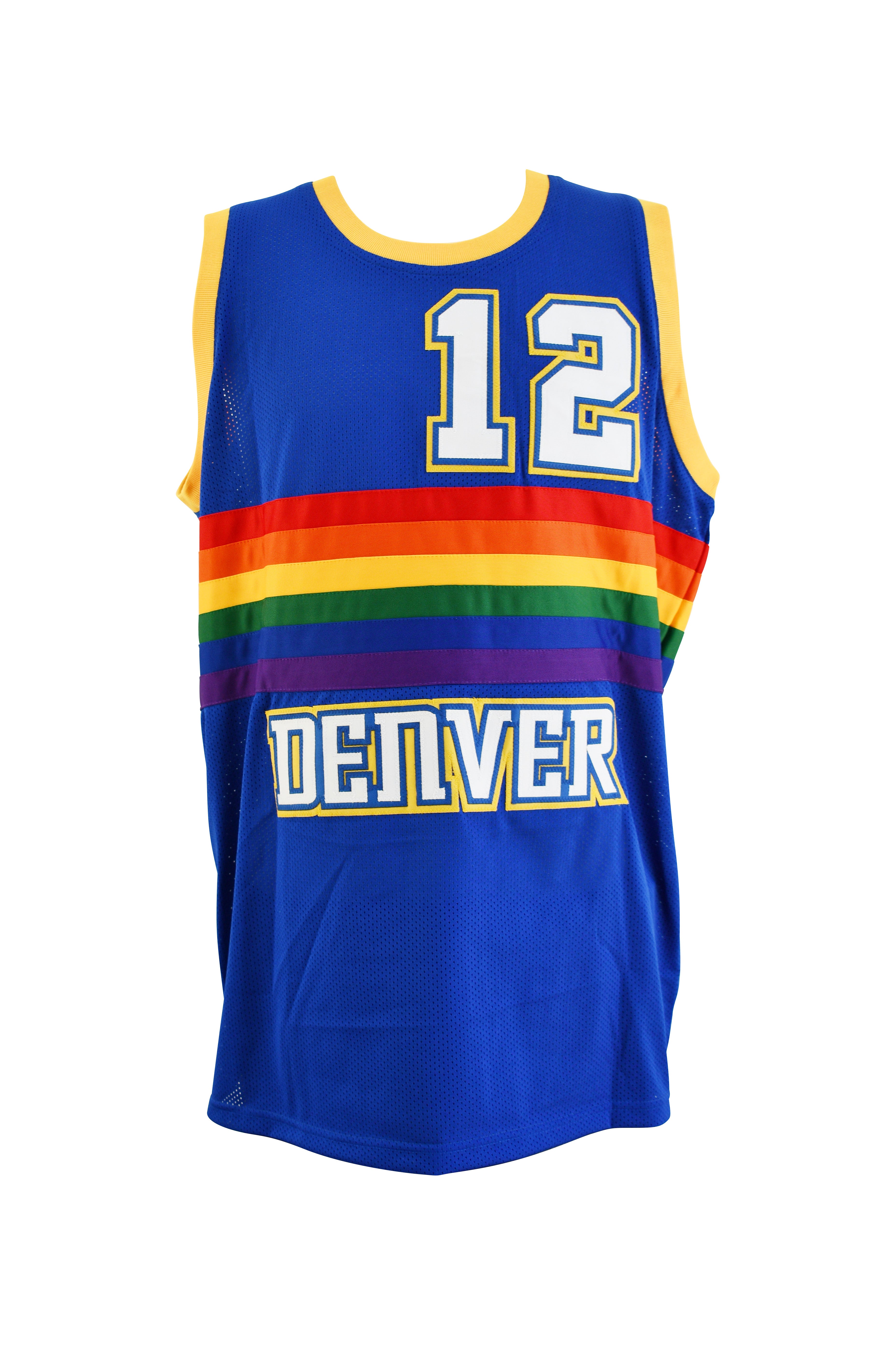 Fat Lever Signed Denver Nuggets Jersey