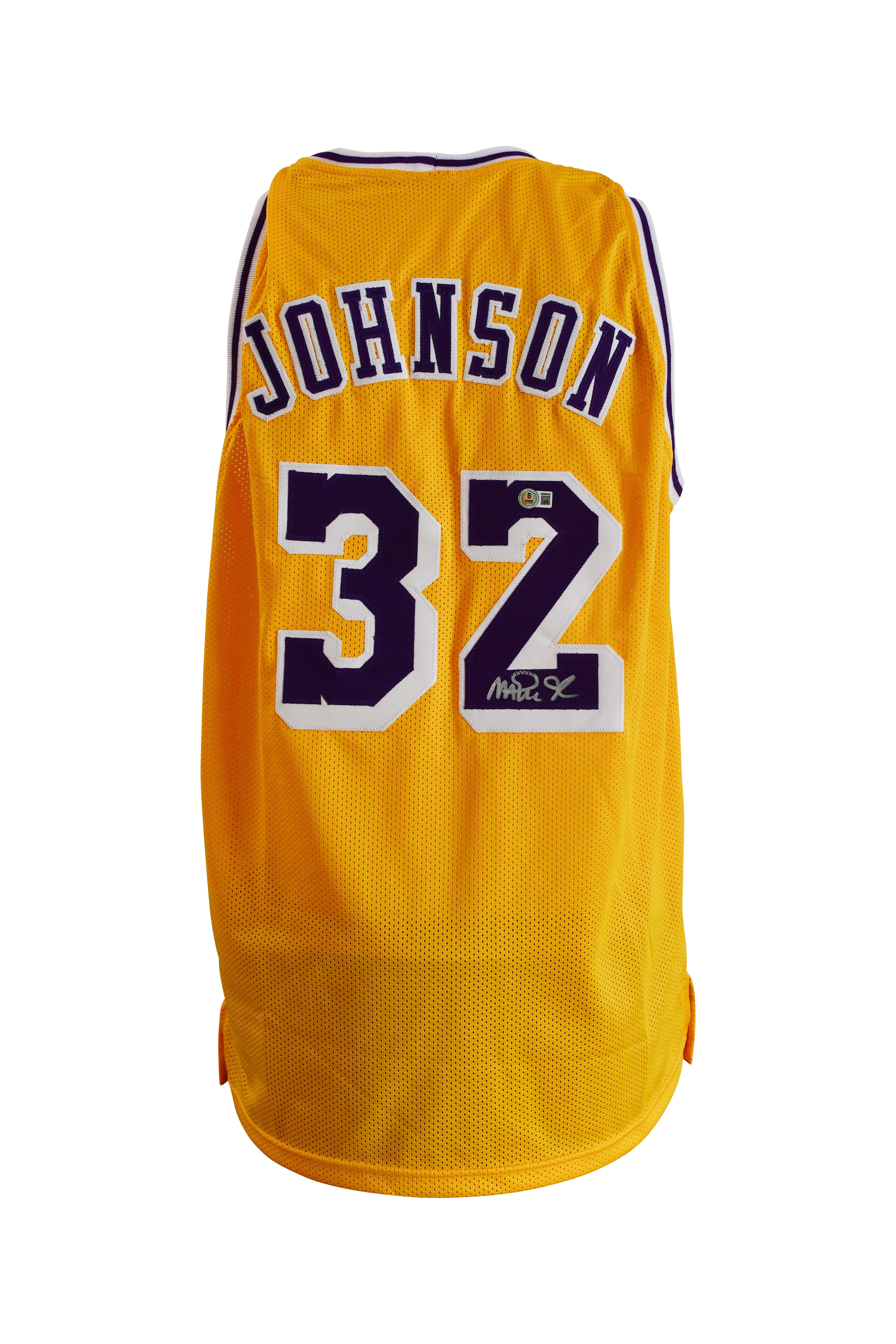 Magic Johnson Signed Los Angeles Lakers Jersey