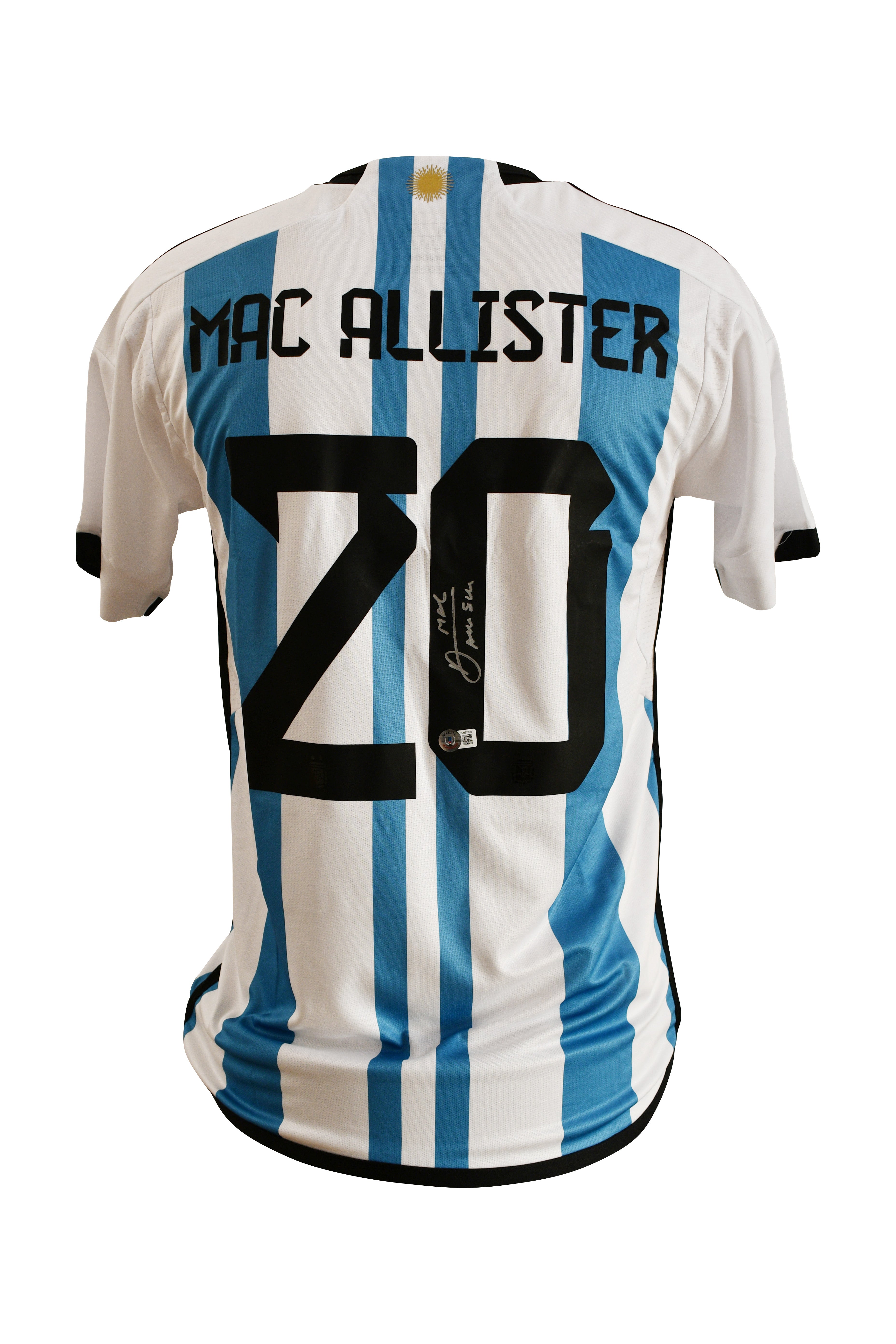 Alexis Mac Allister Signed Argentina Jersey