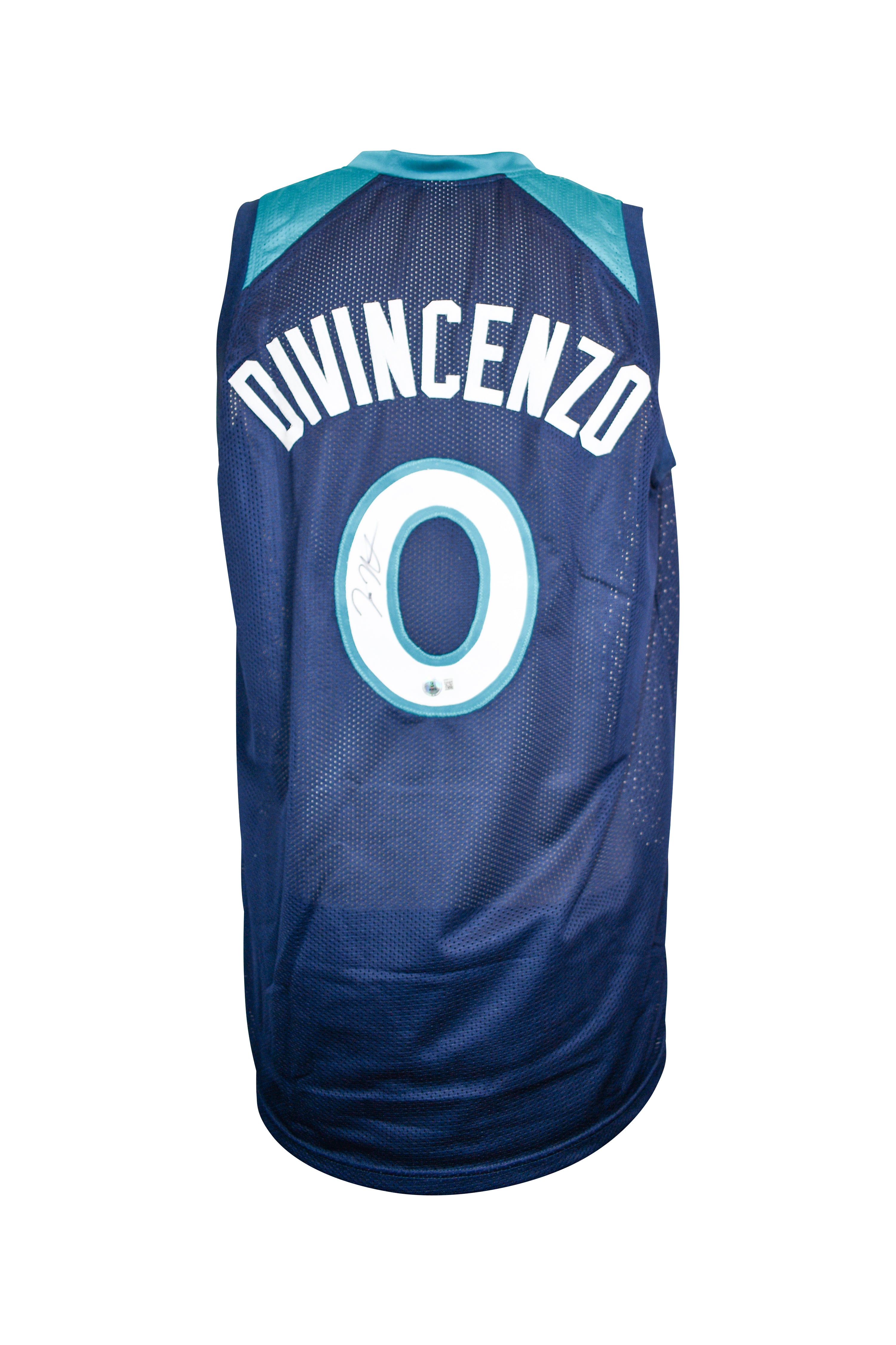 Donte DiVincenzo Signed Minnesota Timberwolves Black Jersey
