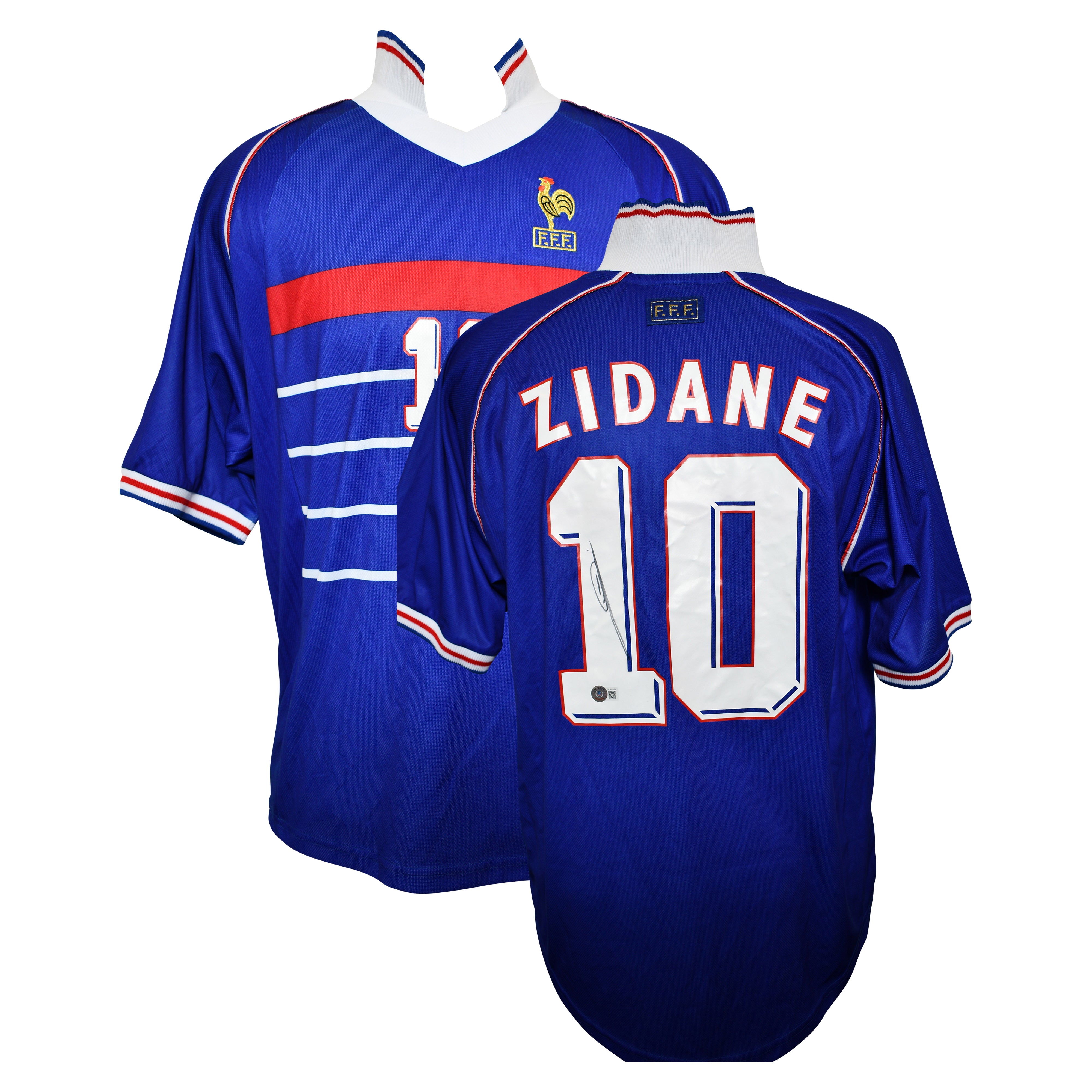 Zinedine Zidane Signed France Jersey
