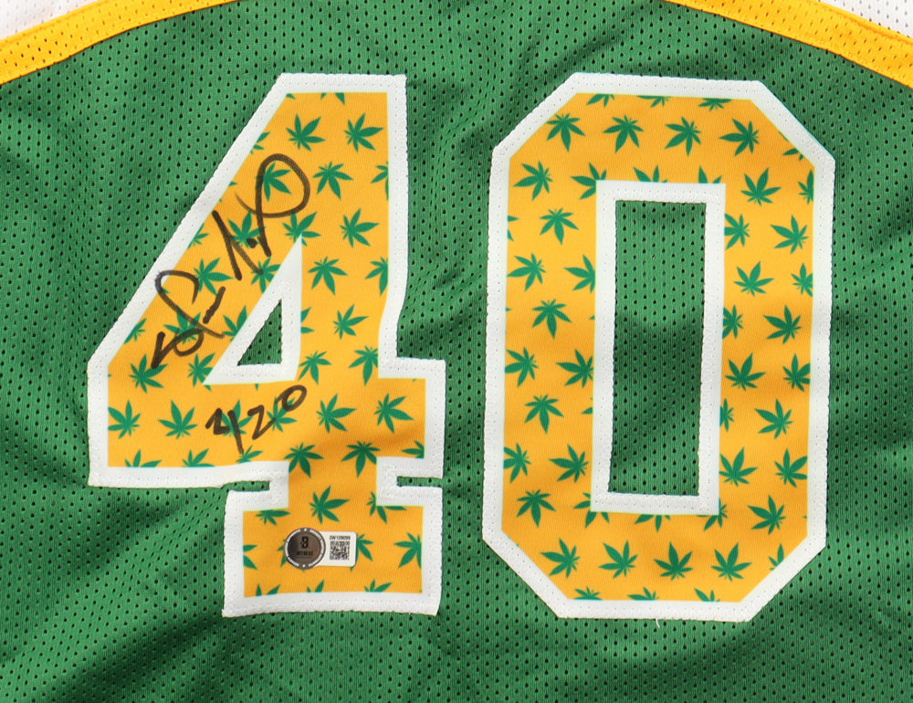 Shawn Kemp Signed Seattle SuperSonics Jersey Inscribed "420"