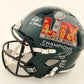Eagles Defense Full-Size Replica Speed Helmet Signed By (5).Certified by Beckett authentic-signatures