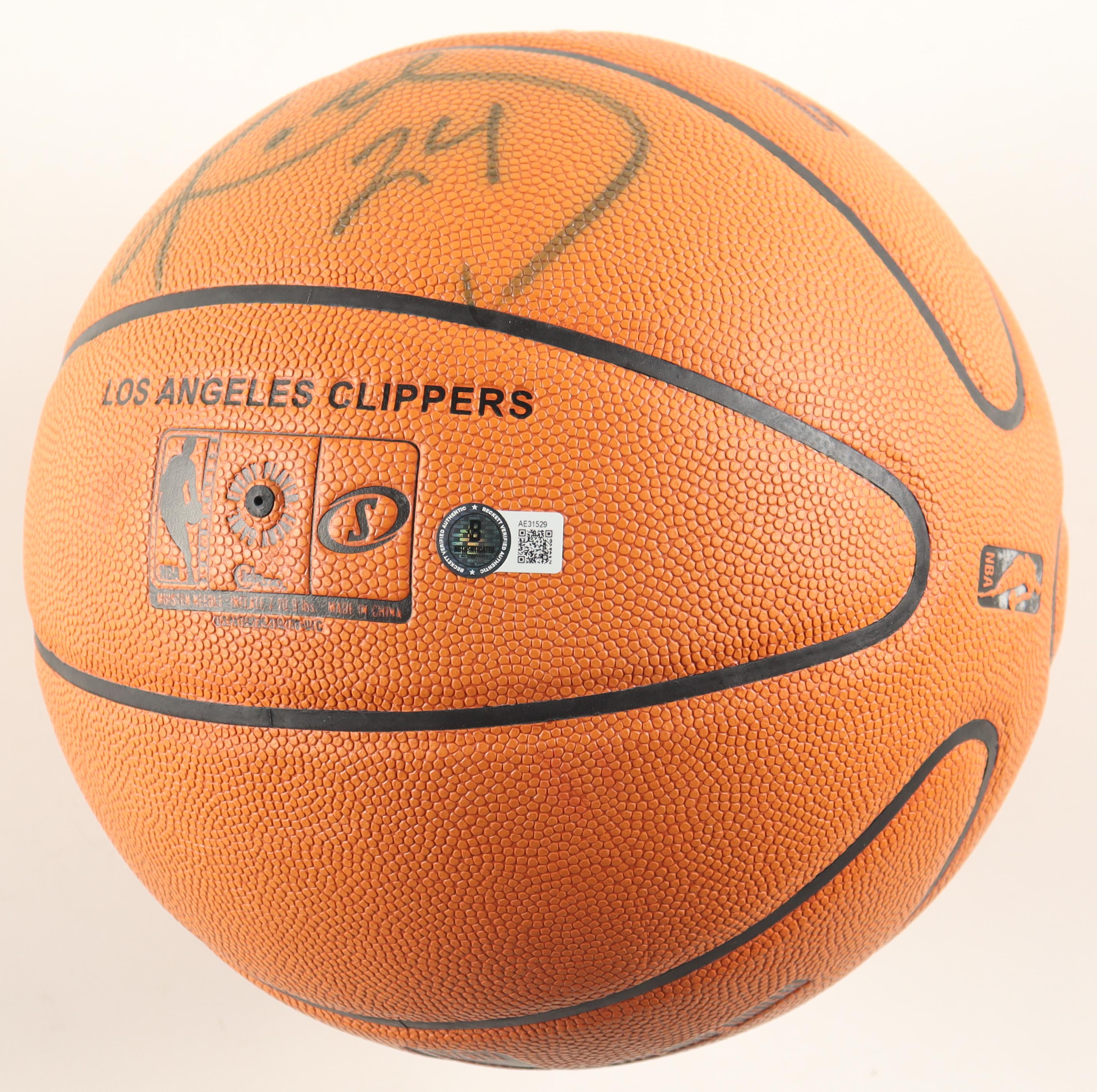 Kobe Bryant Signed NBA Official Game Ball with Rare "24" Jersey Number Inscription