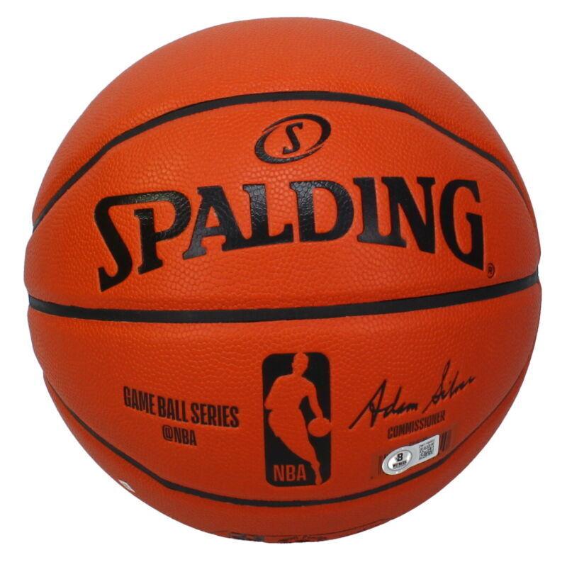 Dennis Rodman Signed NBA Game Ball Series Basketball Inscribed "5x Champ" Certified by Beckett authentic-signatures