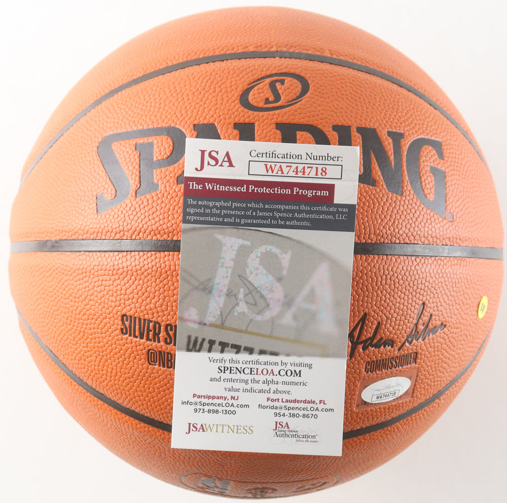 Karl Malone signed NBA Basketball