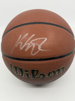 Authentic Basketball Signed by Klay Thompson, Certified by JSA