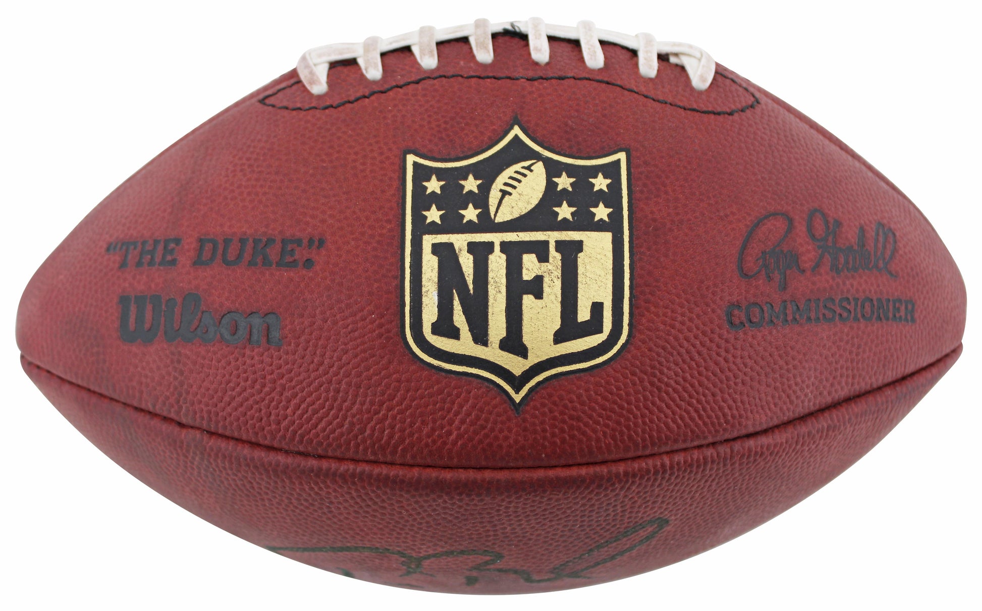 Tom Brady Signed "The Duke" NFL Official Game Ball Inscribed "10-4-20". Certified by JSA authentic-signatures