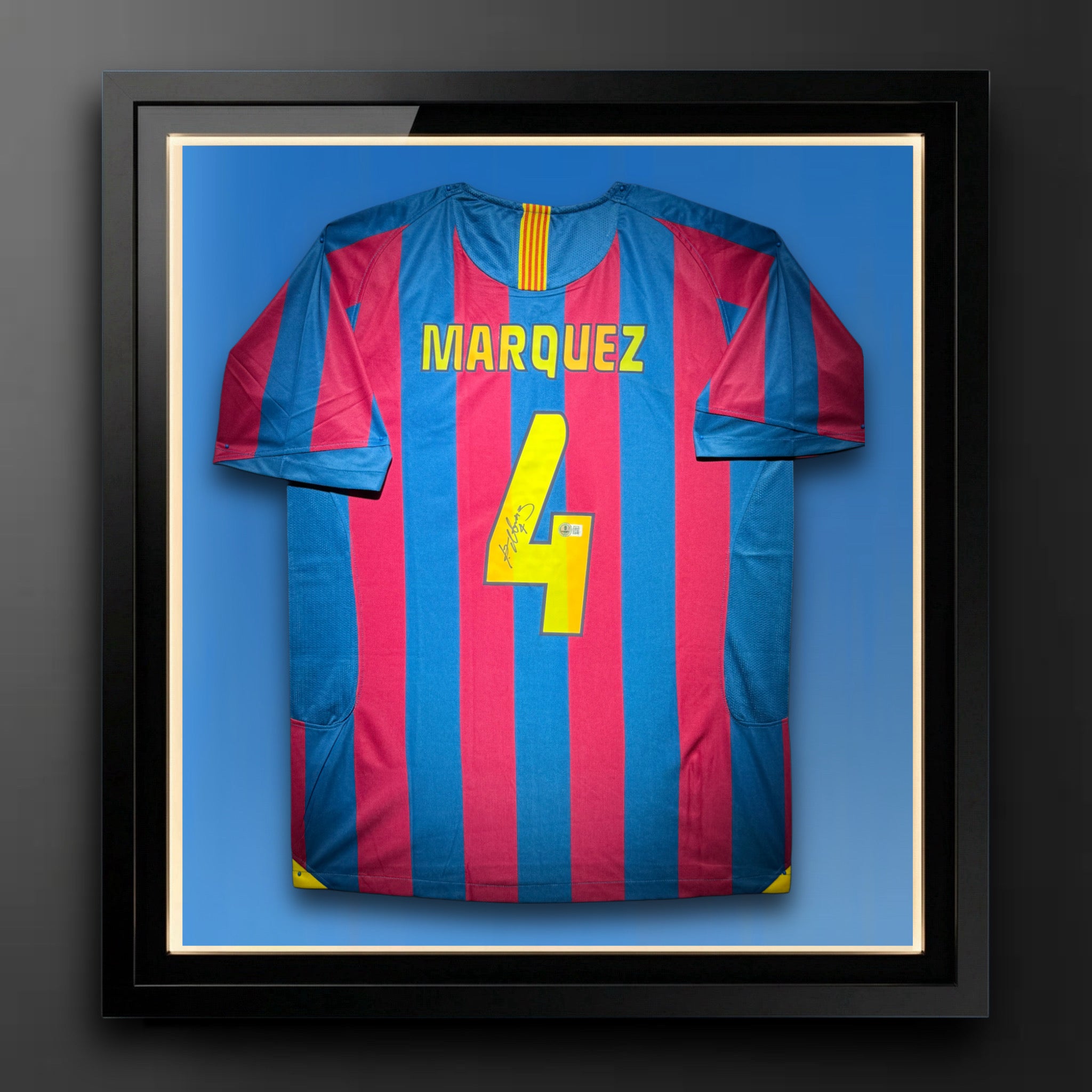 Rafael Marquez Signed FC Barcelona Authentic Jersey Certified by Beckett authentic-signatures
