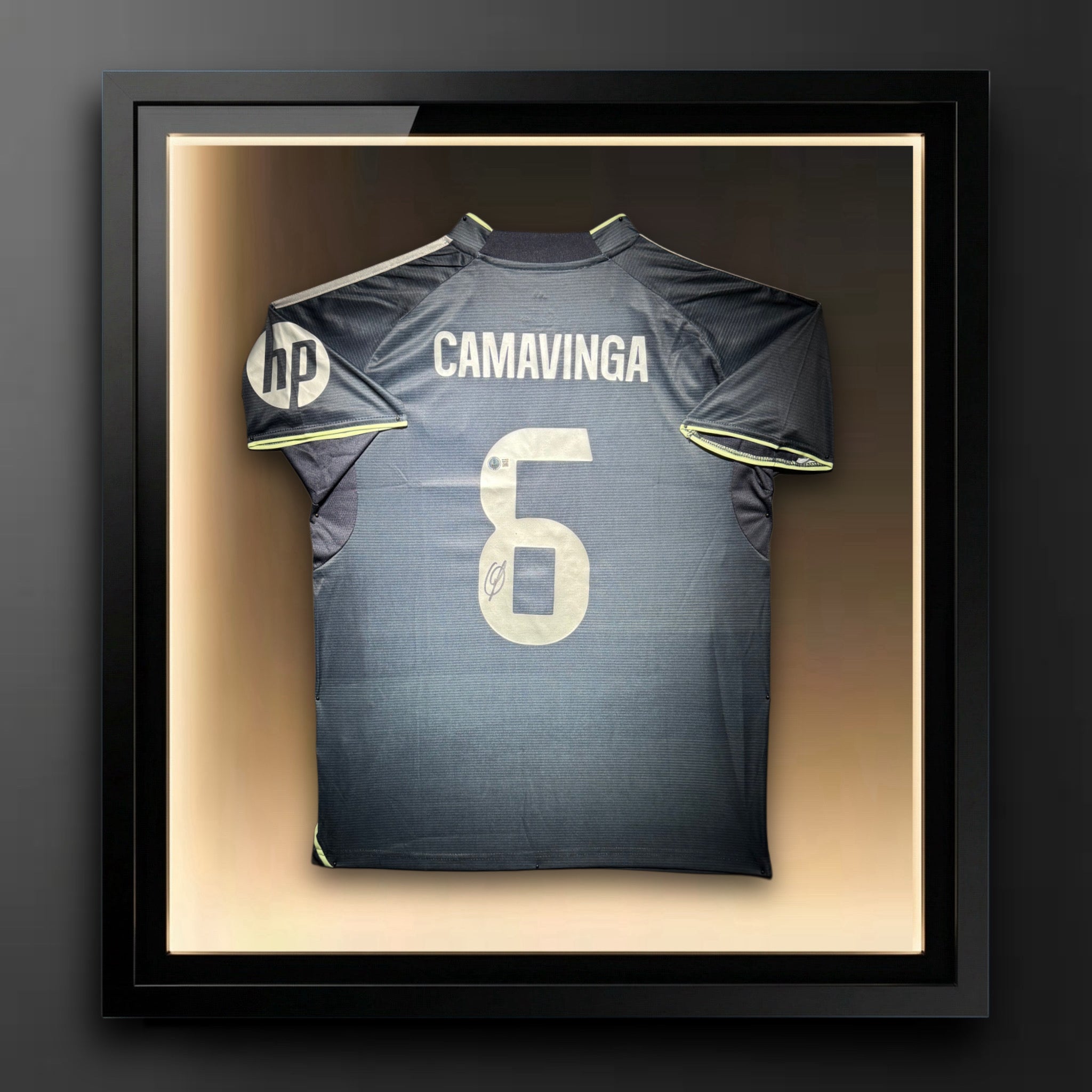 Eduardo Camavinga Signed Real Madrid Jersey Certified by Beckett authentic-signatures