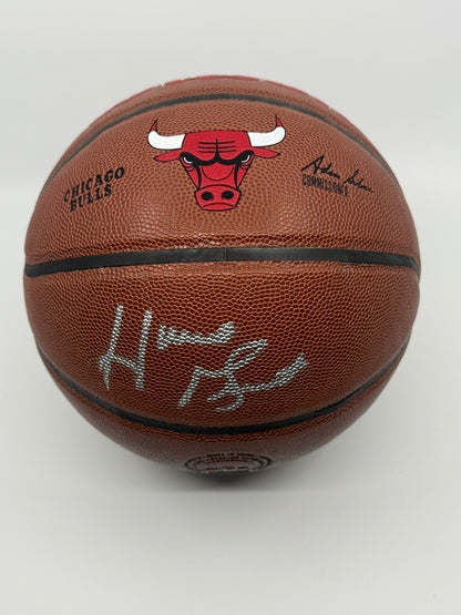 Authentic Chicago Bulls Basketball Signed by Horace Grant, Certified by Schwartz
