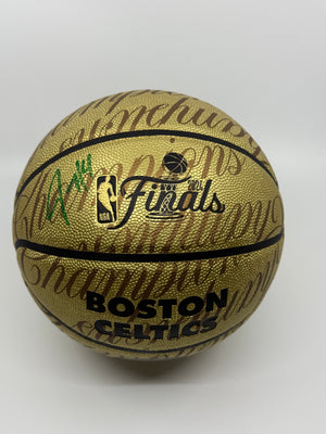 Rare NBA Finals Basketball Signed by Jrue Holiday, Certified by Fanatics