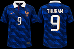 Marcus Thuram signed France 2026 home jersey #9 Beckett certified