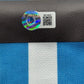 Maillot Domicile Equipe d'Argentine Edition Coupe du Monde 2022 signe par Julian Alvarez et Certifie par Beckett authentic-signatures