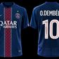 Ousmane Dembélé Star Signed PSG 2025-26 Home Jersey, Certified by Beckett