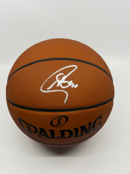 Authentic Basketball Signed by Stephen Curry, Certified by Beckett