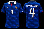 Dayot Upamecano signed France 2026 home jersey #4 Beckett certified