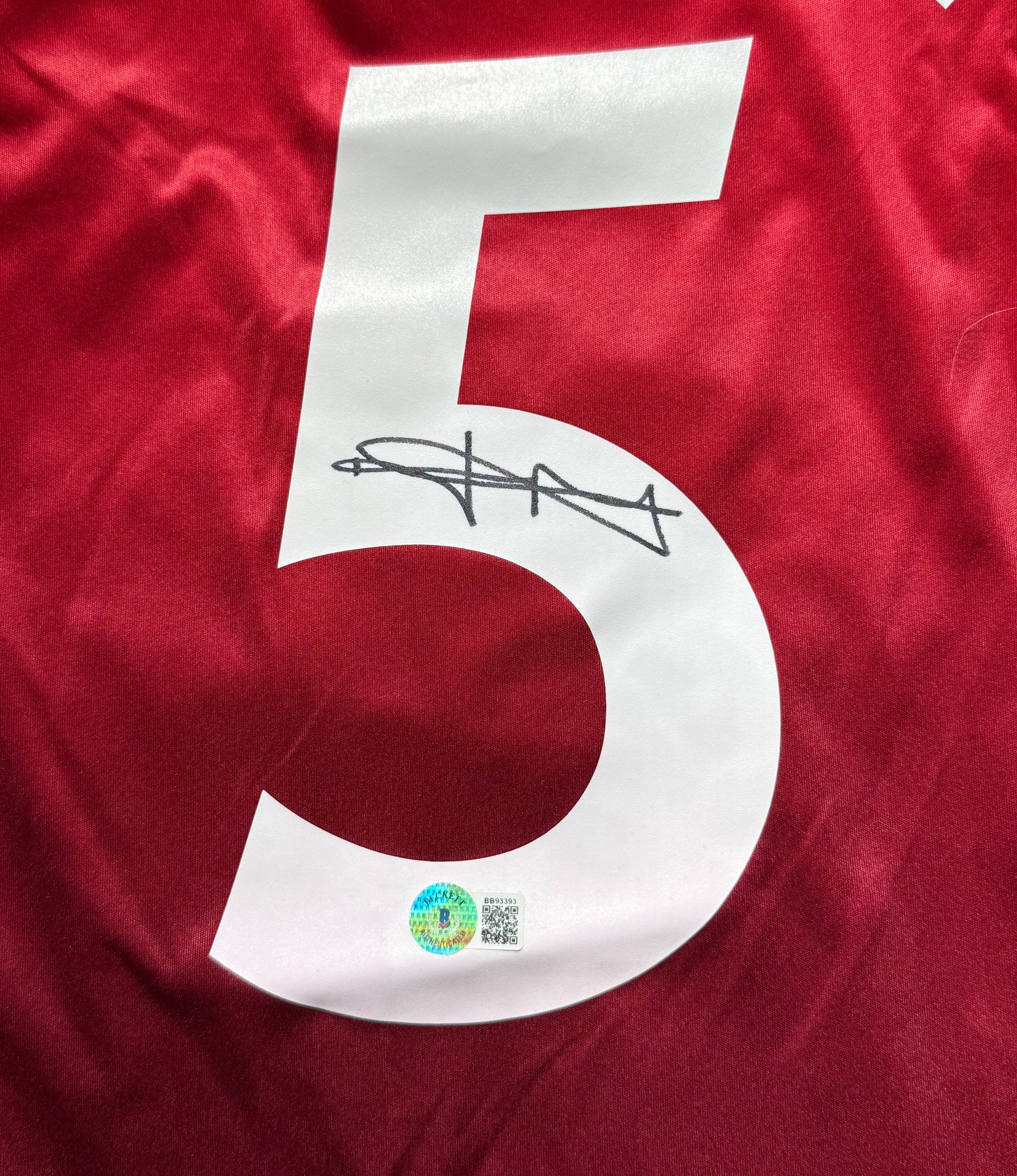 Maillot Domicile signe par Harry Maguire  Manchester United  FC 2022-23 Certifie par Beckett authentic-signatures