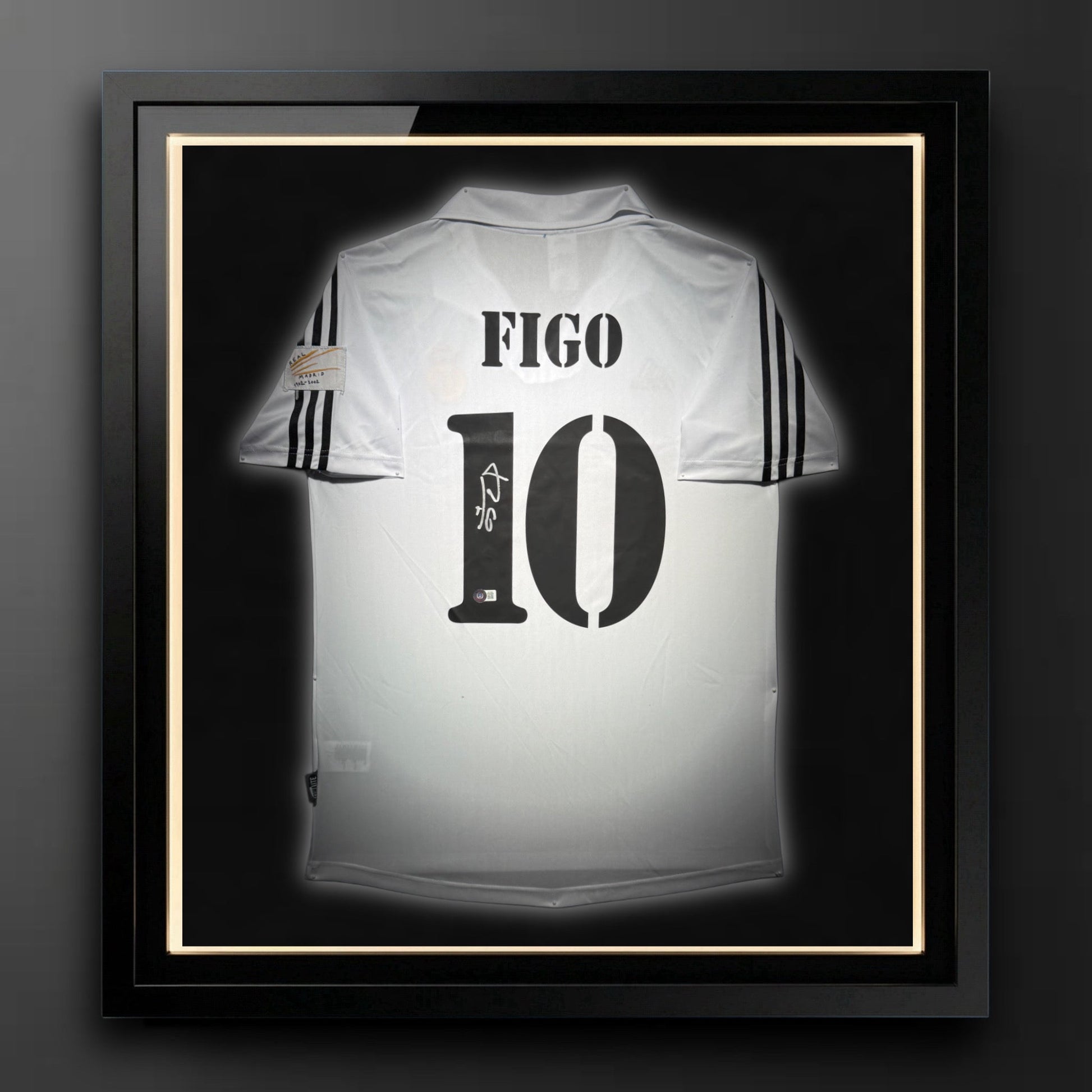 Luis Figo Signed Real Madrid Authentic Jersey Certified by Beckett authentic-signatures