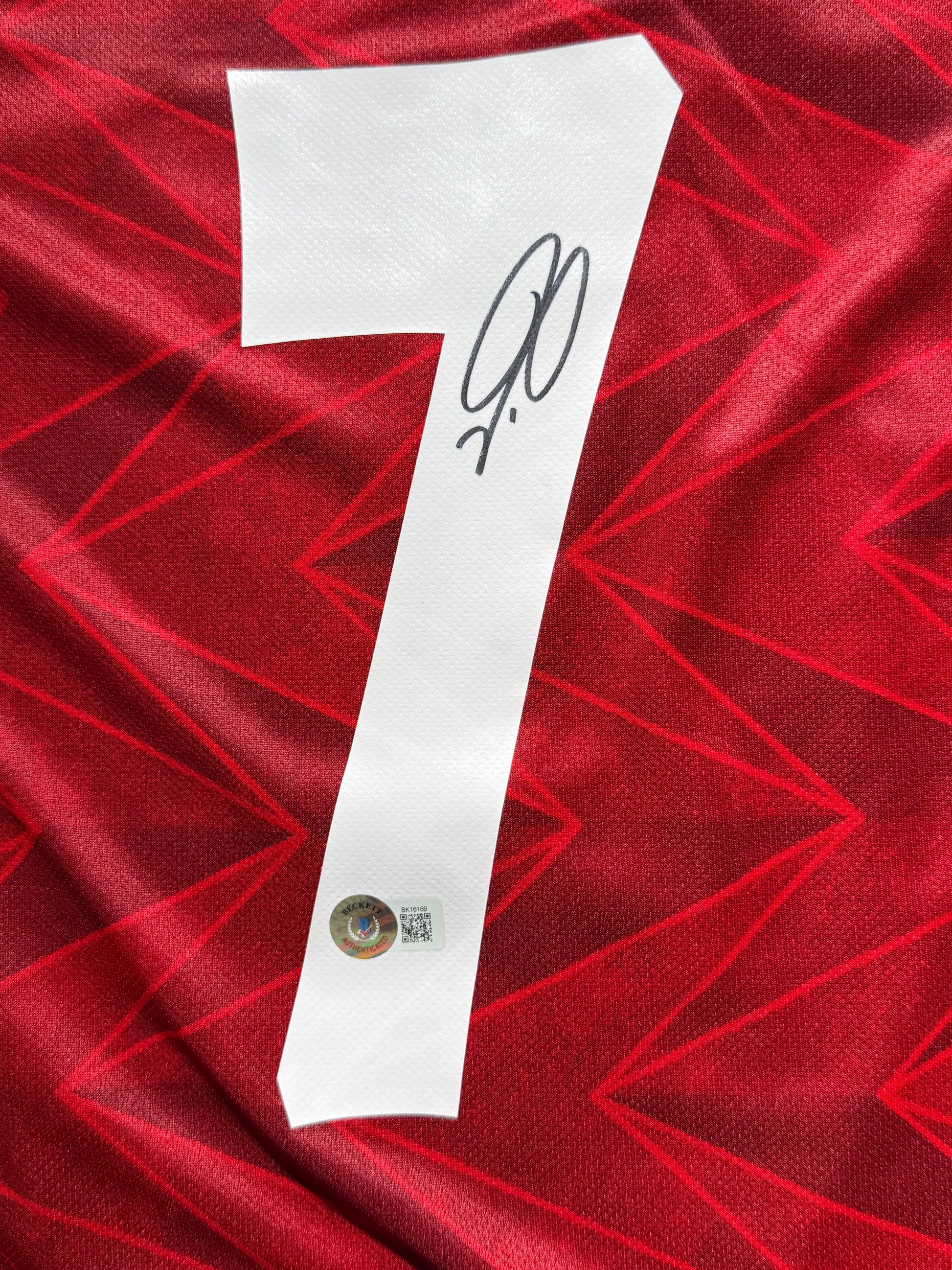 Maillot Domicile signe par Robert Pires Arsenal FC 2020-21 Certifie par Beckett authentic-signatures