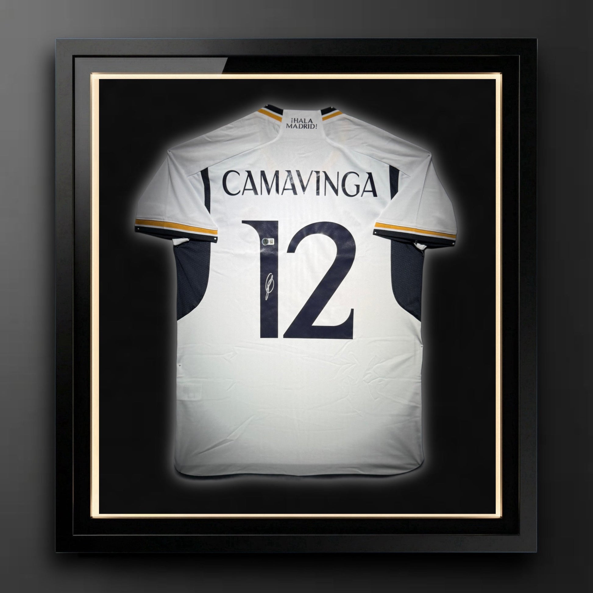 Eduardo Camavinga Signed Real Madrid Jersey Certified by Beckett authentic-signatures