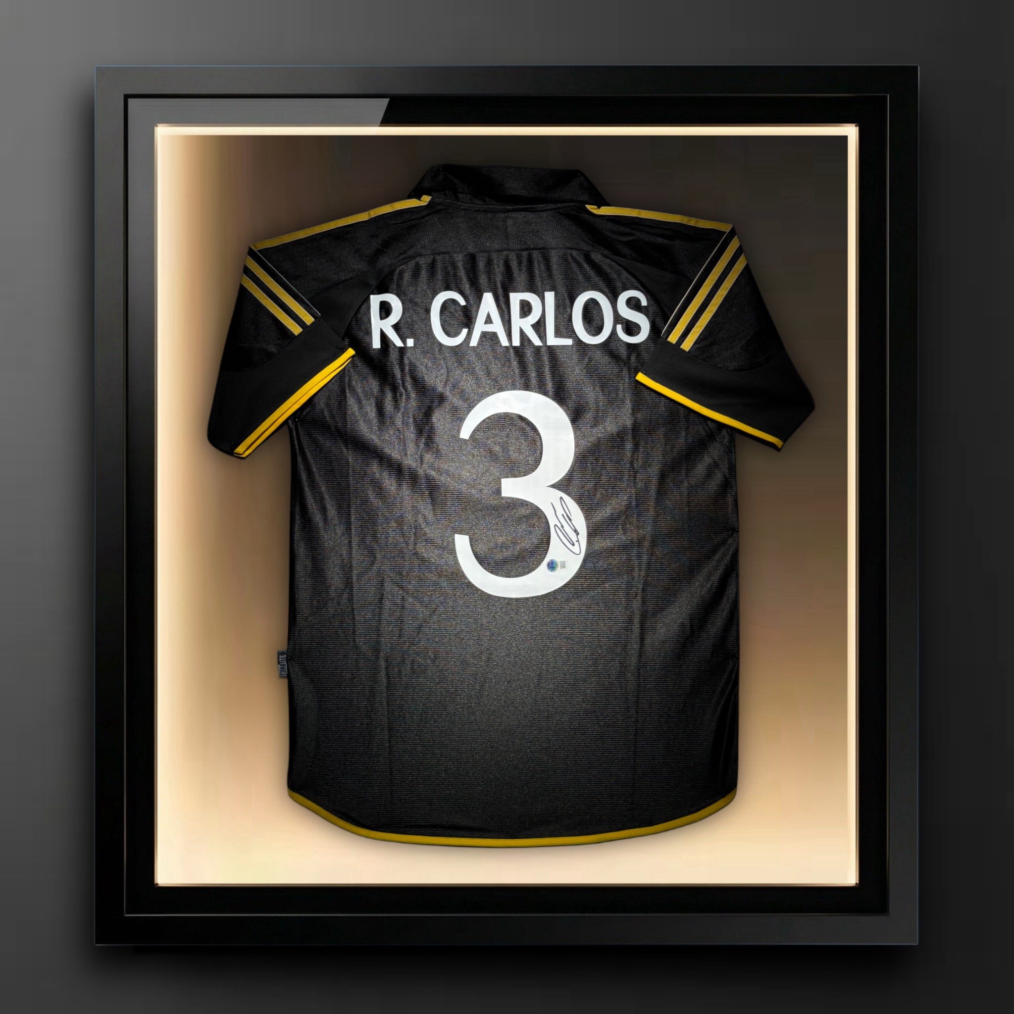 Roberto Carlos Signed Real Madrid Authentic Jersey Certified by Beckett authentic-signatures