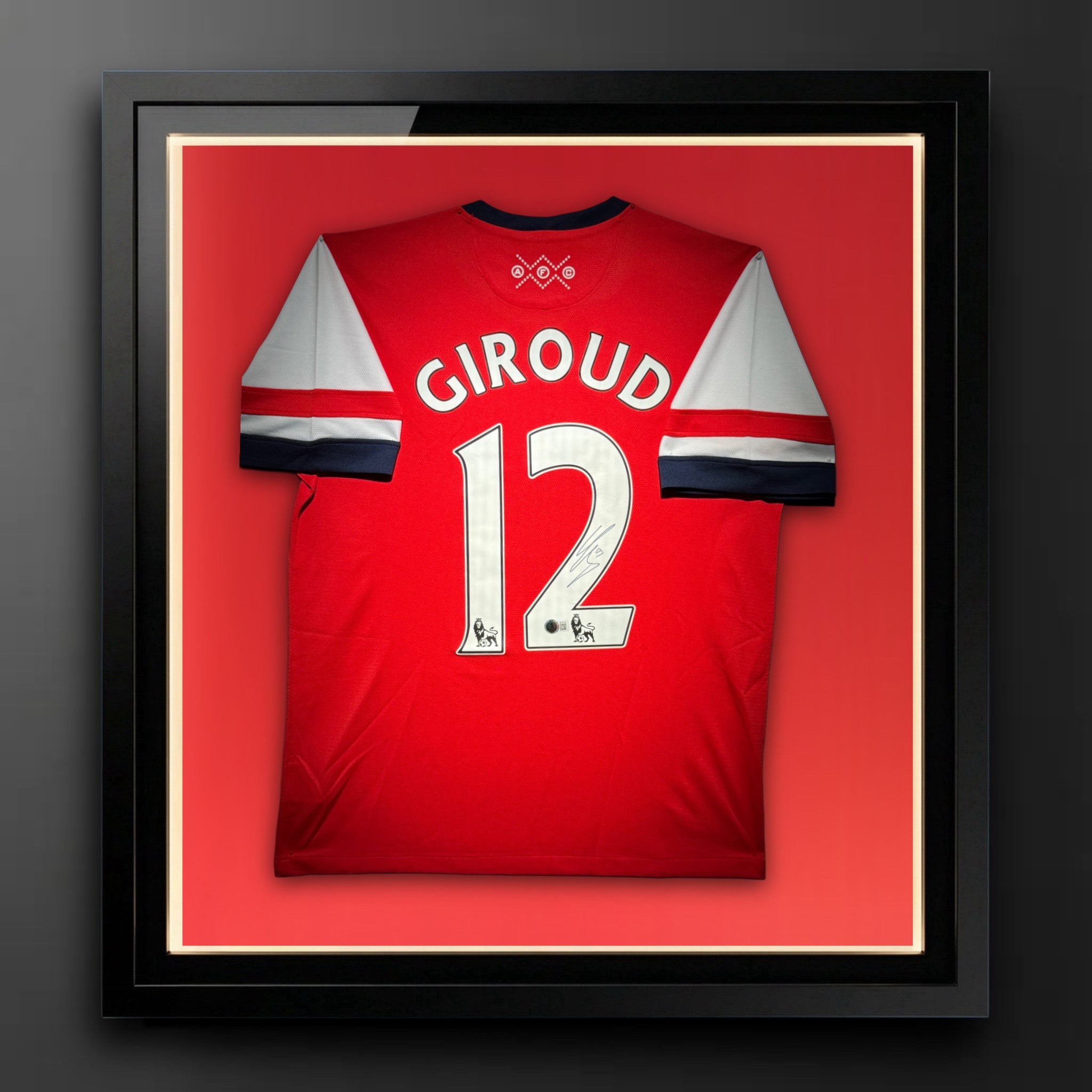 Olivier Giroud Signed Arsenal Authentic Nike Dri-Fit Jersey Certified by Beckett authentic-signatures