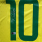 Maillot Domicile Equipe du Bresil Edition Coupe du Monde 2002 signe par Rivaldo Ferreira et certifie par Beckett authentic-signatures