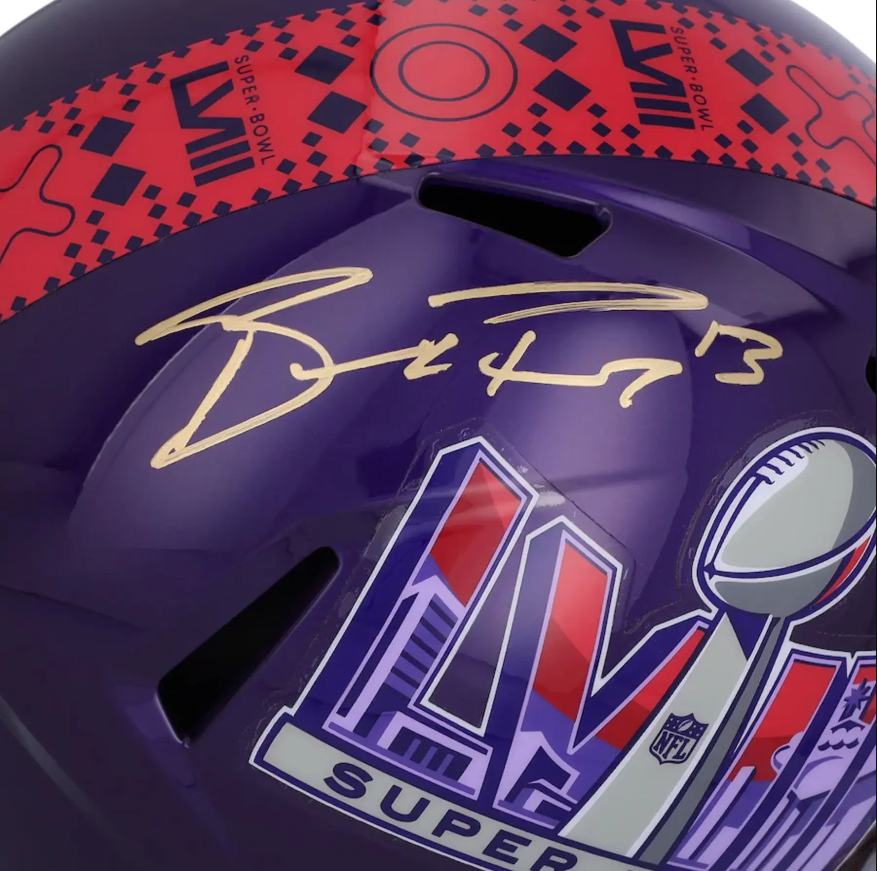 Brock Purdy Signed Super Bowl LVIIIHelmet signed Helmet Certified by Fanatics authentic-signatures