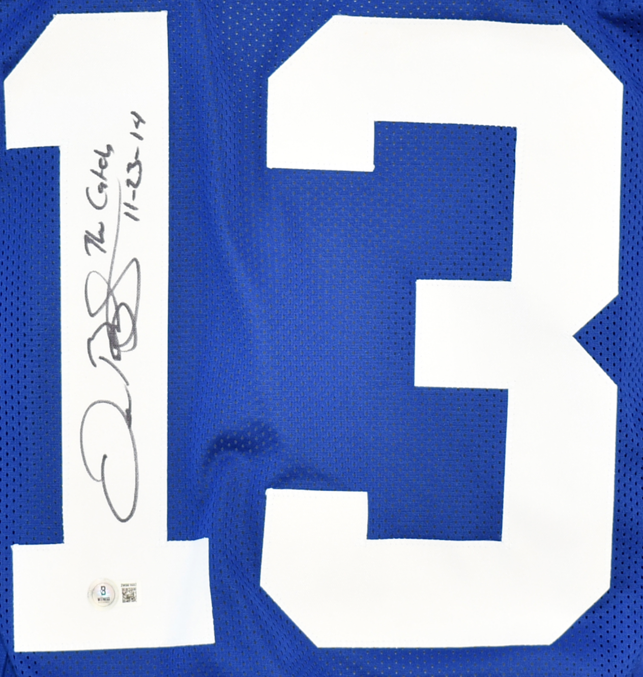 Odell Beckham Jr. Signed Jersey "The Catch 11-23-14"