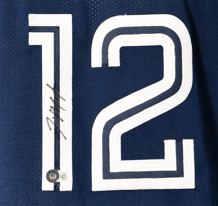 Ja Morant signed Memphis Grizzlies jersey