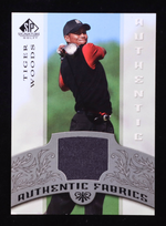 Tiger Woods 2005 SP Signature Authentic Fabrics Singles #TW authentic-signatures