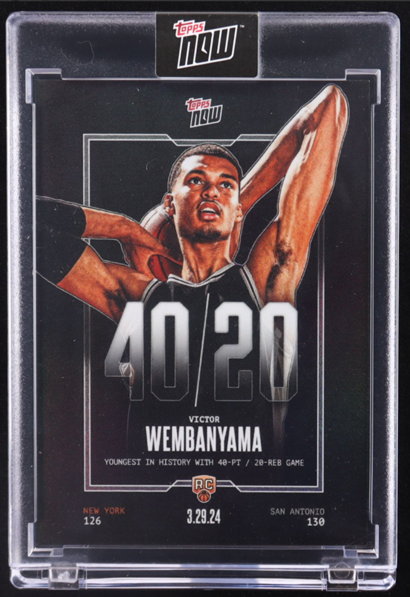 Victor Wembanyama 2023-24 Topps Now Victor Wembanyama #VW5 RC authentic-signatures