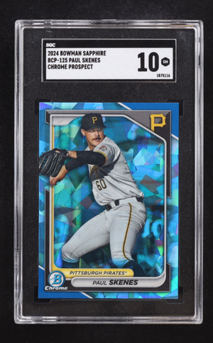 Paul Skenes 2024 Bowman Chrome Sapphire Prospects #BCP125 RC (CGC 10) authentic-signatures