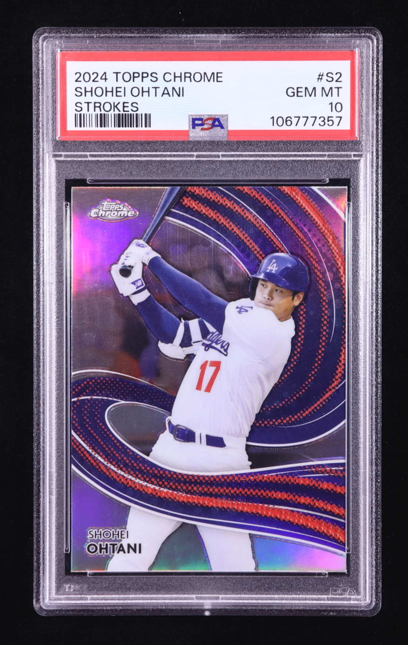 Shohei Ohtani 2024 Topps Chrome Strokes #52 (PSA 10) authentic-signatures
