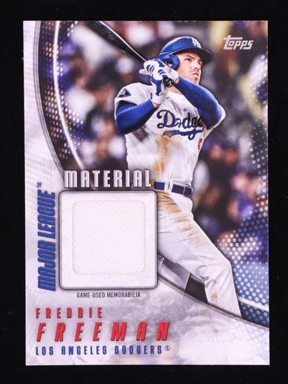 Freddie Freeman 2025 Topps Major League Materials Game-Used Relic #MLM2FF S2 authentic-signatures