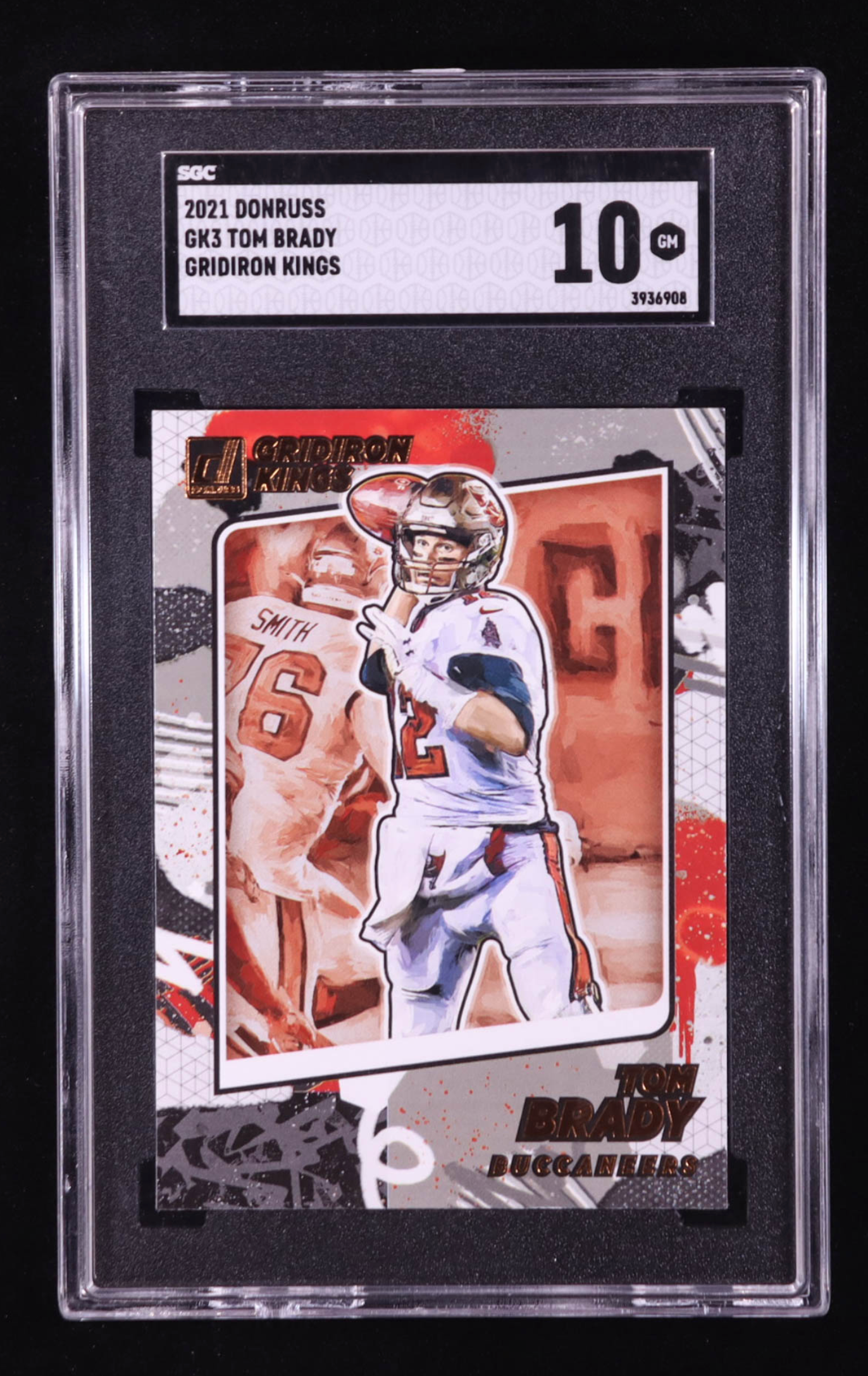 Tom Brady 2021 Donruss Gridiron Kings #3 (SGC 10) authentic-signatures