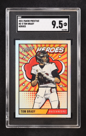 Tom Brady 2021 Prestige Heroes #5 (SGC 9.5) authentic-signatures