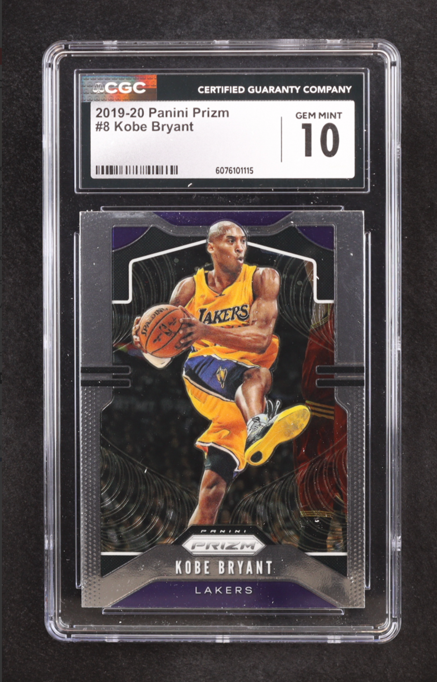Kobe Bryant 2019-20 Panini Prizm #8 (CGC 10) authentic-signatures
