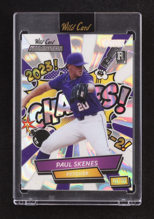 Paul Skenes 2024 Wild Card Alumination Comix CHAMPS! Silver Lava #ACGC-PS6 #10/10 RC authentic-signatures