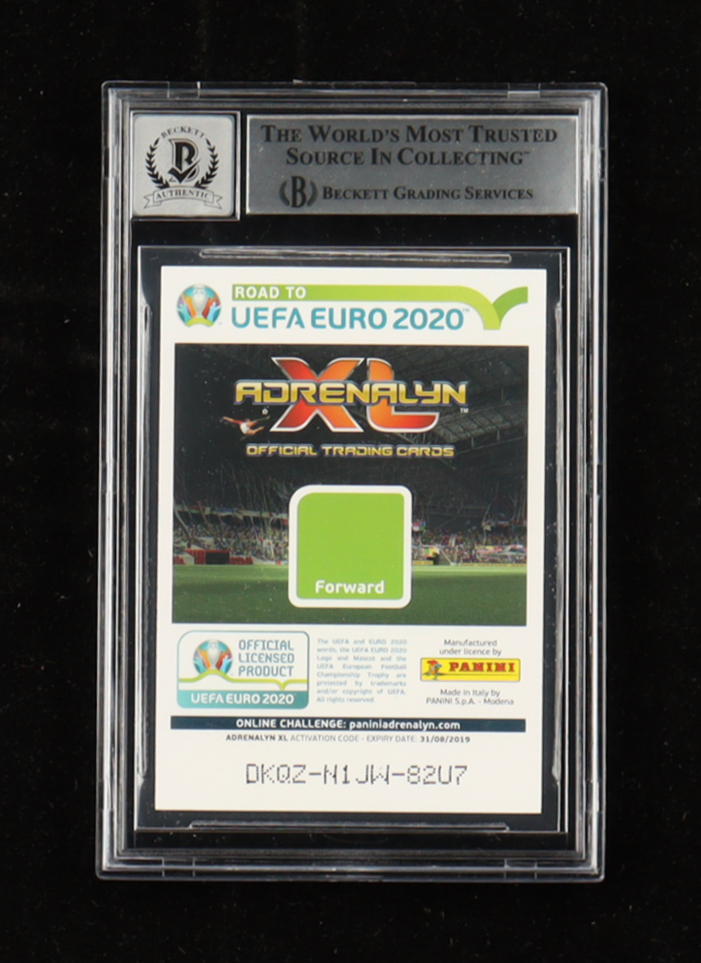 Griezmann Signed 2019 Panini Adrenalyn XL Road to UEFA Euro 2020 #XXLAG (BGC 10) authentic-signatures