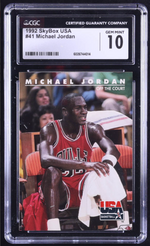 Michael Jordan 1992 SkyBox USA #41 (CGC 10) authentic-signatures