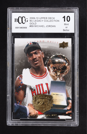 Michael Jordan 2009-10 Upper Deck Michael Jordan Legacy Collection Gold #89 (BCCG 10)