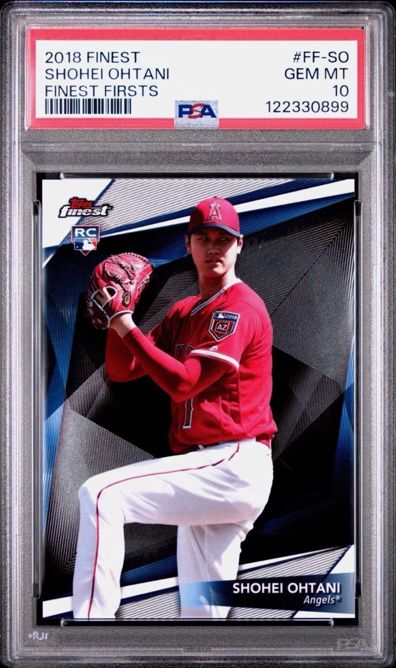 Shohei Ohtani 2018 Finest Finest Firsts #FF-SO (PSA 10) authentic-signatures