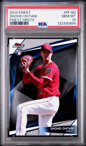Shohei Ohtani 2018 Finest Finest Firsts #FF-SO (PSA 10)