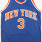 Maillot Custom Domicile New York Knicks signe par John Starks certifie par JSA authentic-signatures