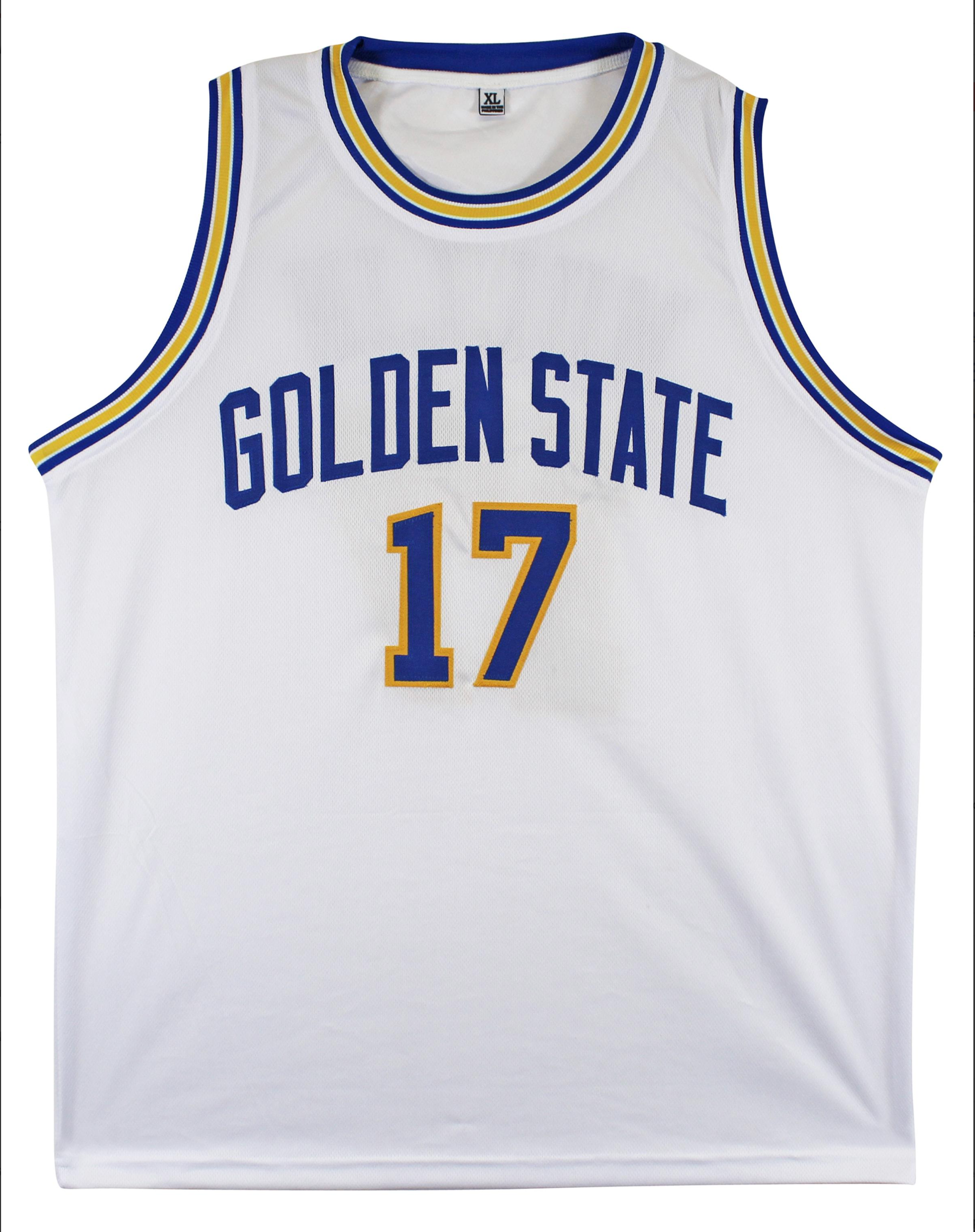 Maillot Custom Exterieur Golden State Warriors signe par Chris mullin certifie par Beckett authentic-signatures
