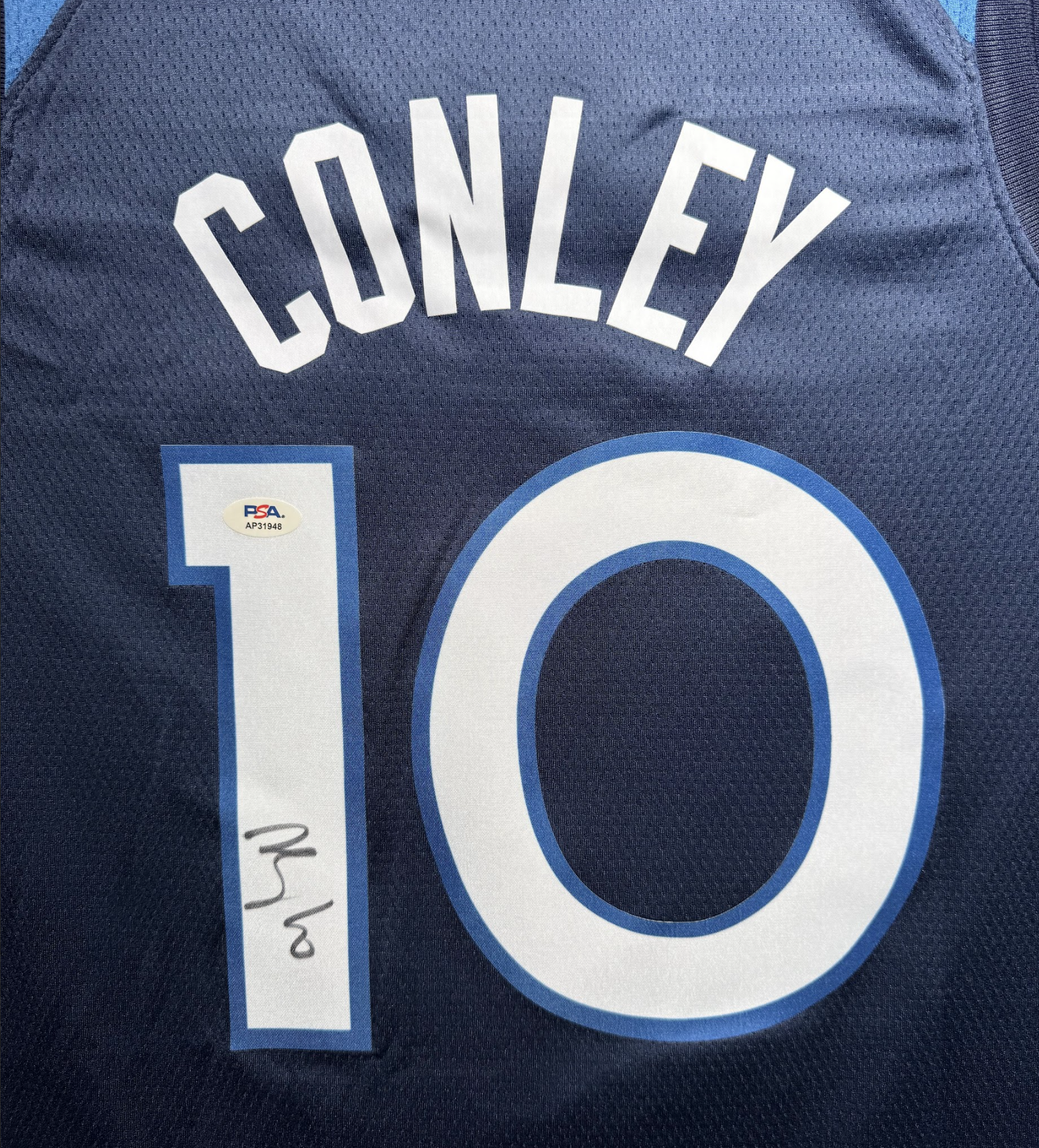 Maillot Authentique Domicile  Minnesota timberwolves  signe par Mike Conley certifie par PSA authentic-signatures