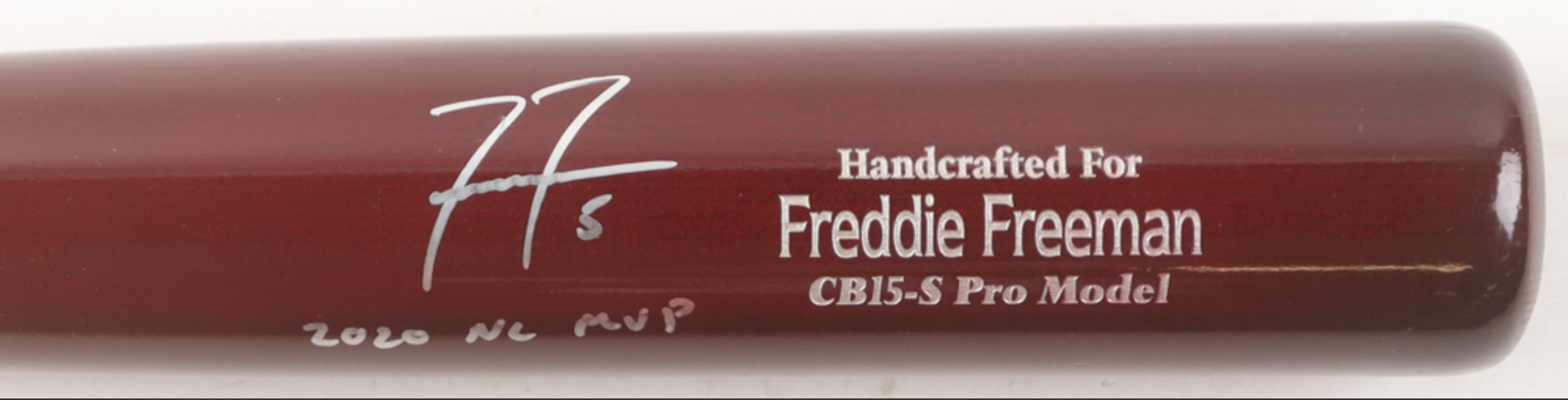 Authentique Bat Marucci Player Model "2020 NL MVP" signee par Freddie Freeman certifiee par Beckett authentic-signatures
