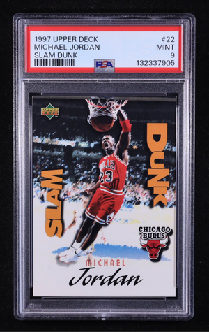 Michael Jordan 1997 Upper Deck Nestle Slam Dunk #22 (PSA 9)
